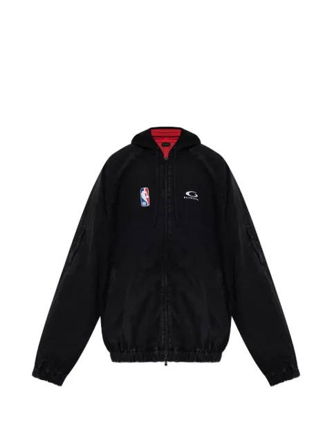 Balenciaga x NBA zip-up hooded jacket