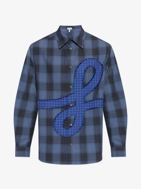 LOEWE plaid cotton shirt