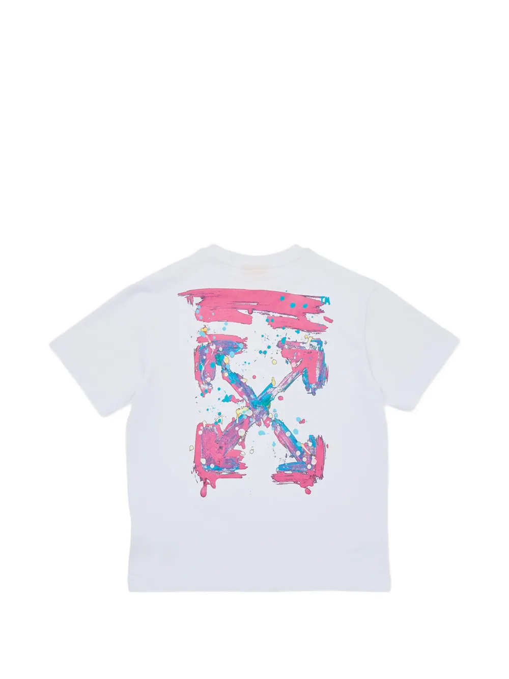 Off-White Kids Arrow Splat T-shirt Wit