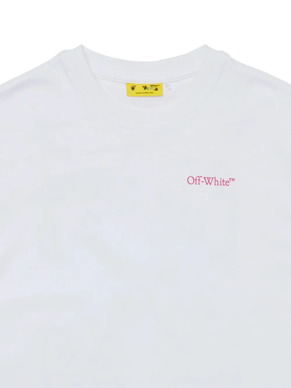 Off-White Kids Arrow Splat T-shirt Wit