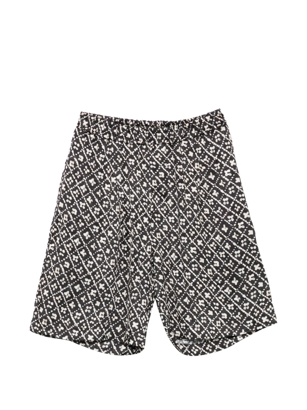 Paolo Pecora Kids patterned shorts - Black