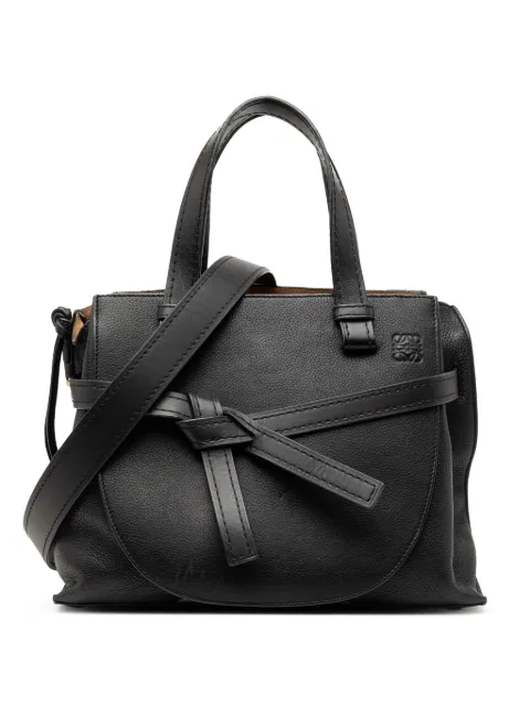 Loewe Pre-Owned bolsa satchel Gate pequeña de piel con asa en el tope 2018
