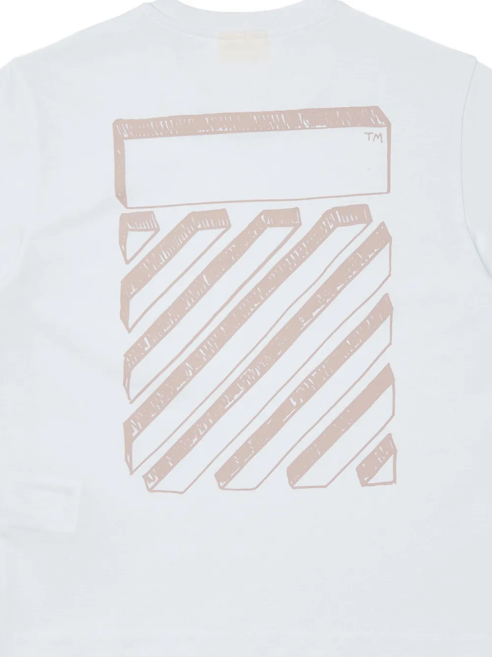 Off-White Kids Scribble Diags T-shirt Wit