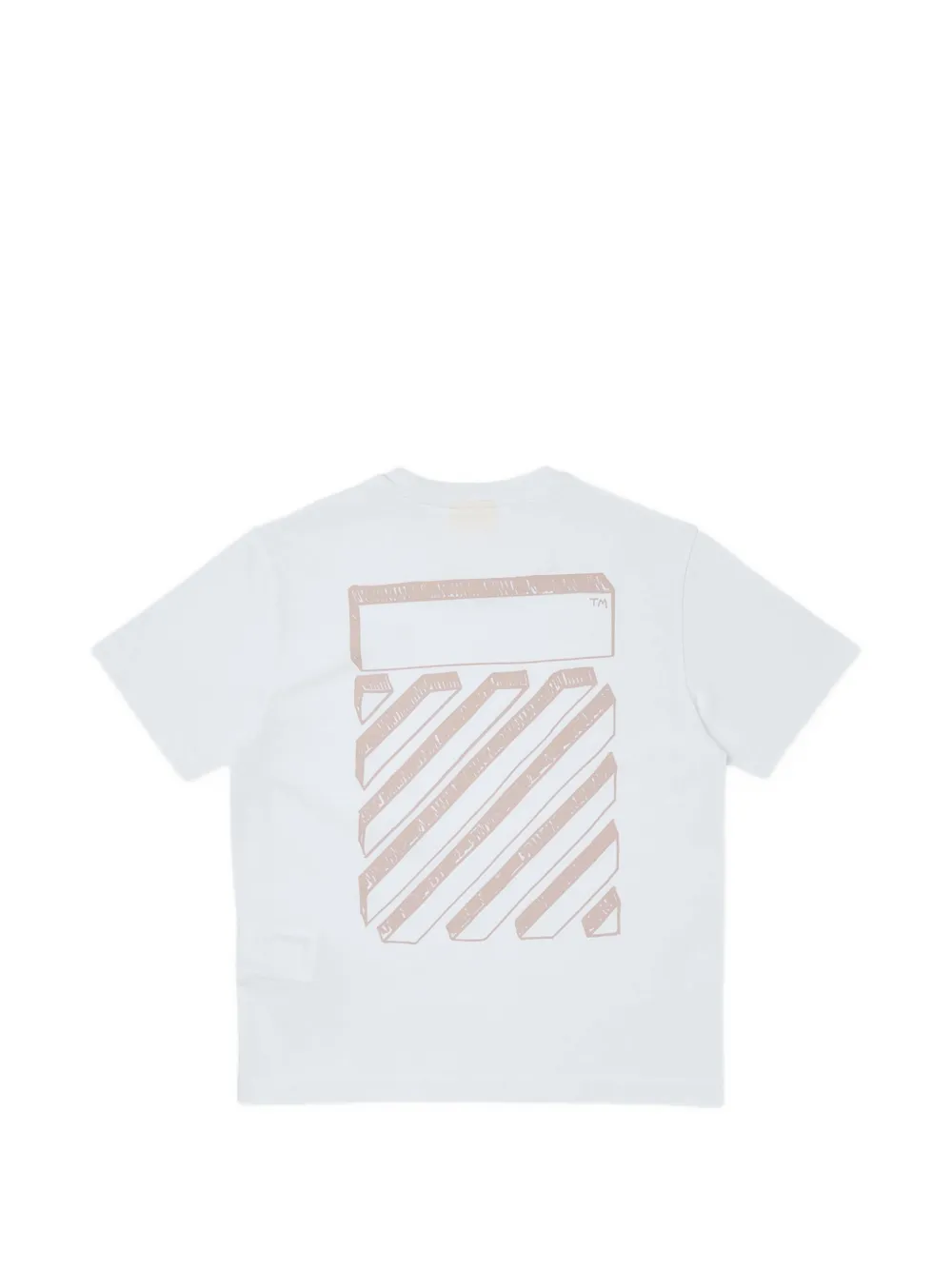 Off-White Kids Scribble Diags T-shirt Wit
