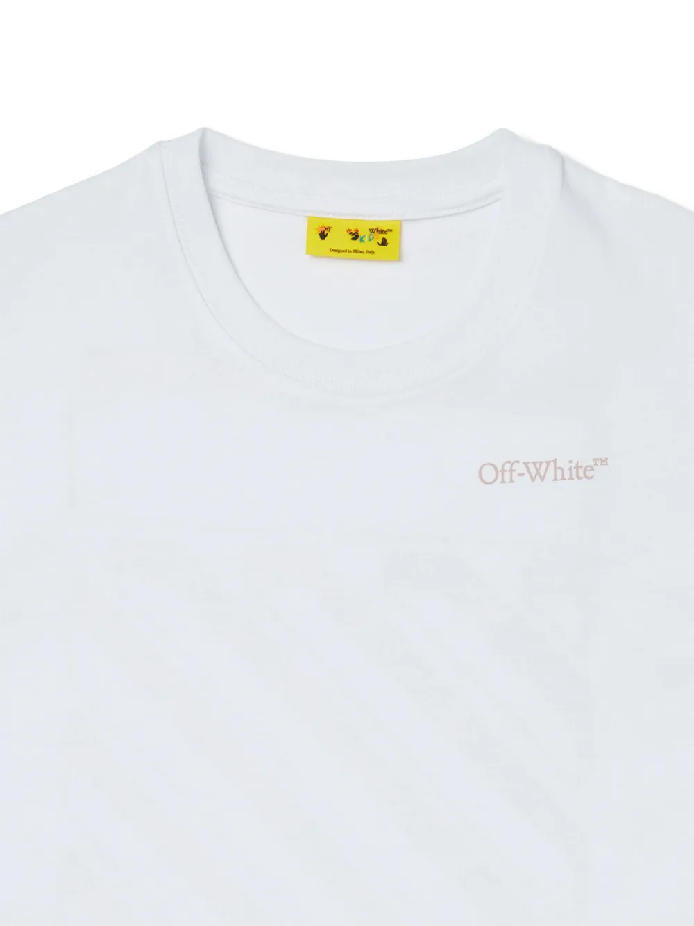 Off-White Kids Scribble Diags T-shirt Wit