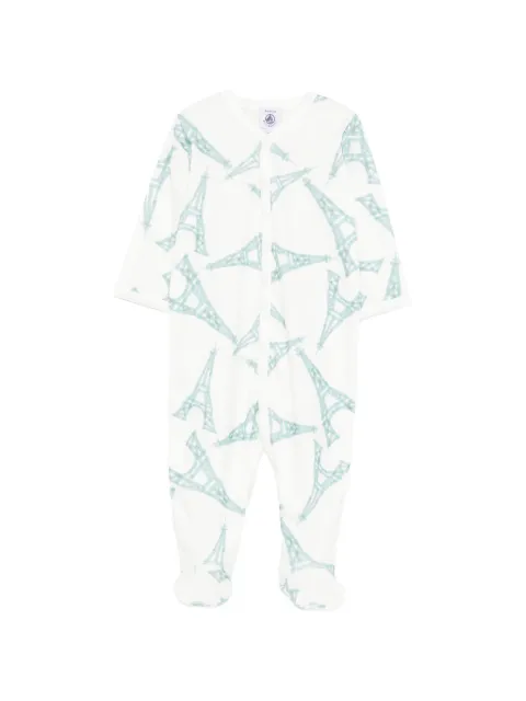 Petit Bateau Eiffel Tower-print pyjamas
