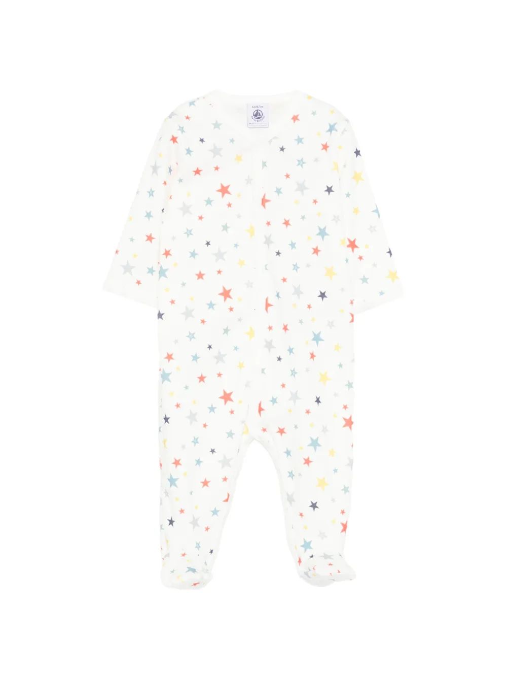 Petit Bateau star-print pyjamas - Bianco