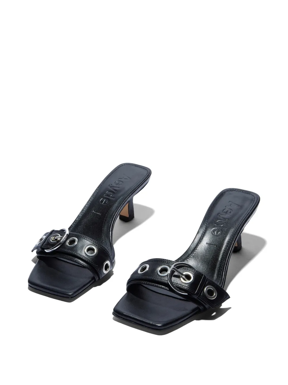 Aeyde 55mm Gilly leather pumps Zwart