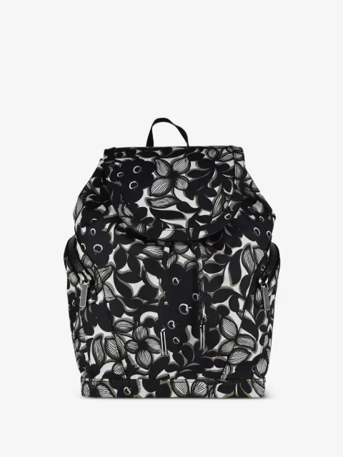Christian Louboutin Explorafunk floral zip backpack