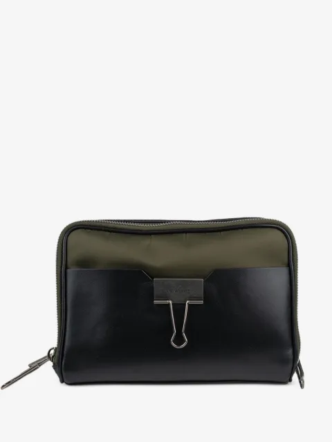 Off-White logo-clip messenger bag