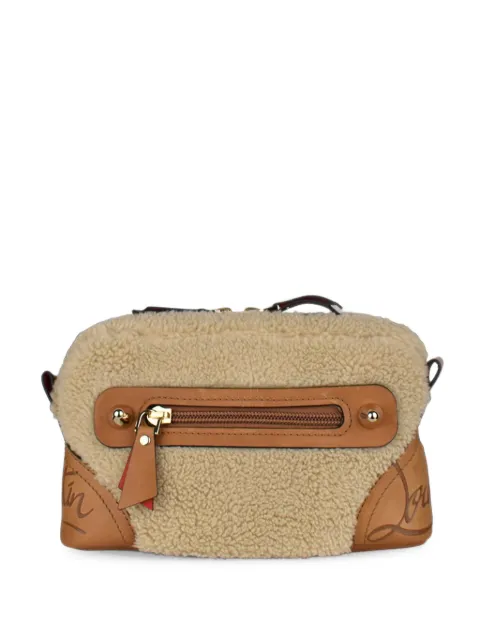 Christian Louboutin sac banane en peau lainée