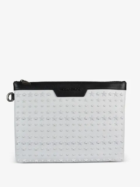 Jimmy Choo Derek star-studded clutch bag