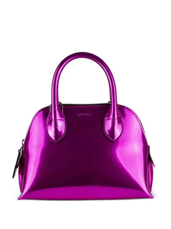 Lanvin Mini Bugatti Tote Bag in Pink