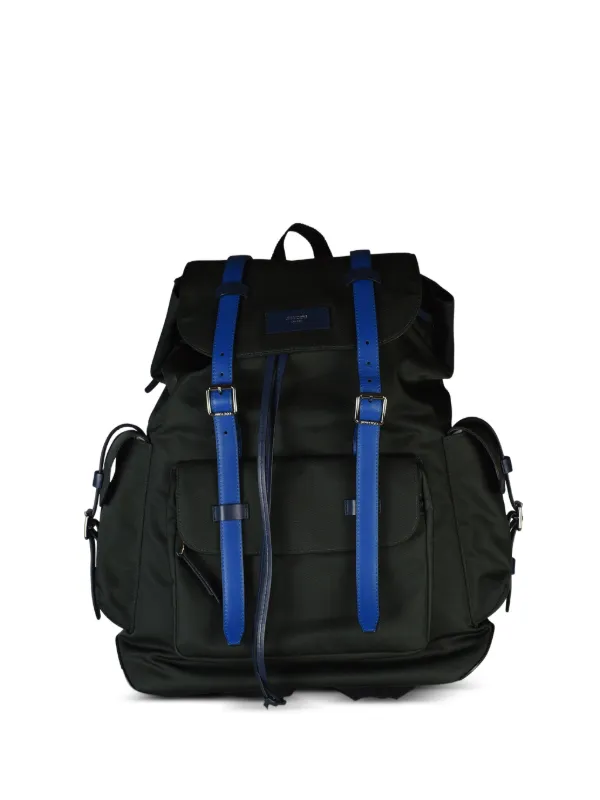 Jimmy Choo Wixon Logo Backpack in Green