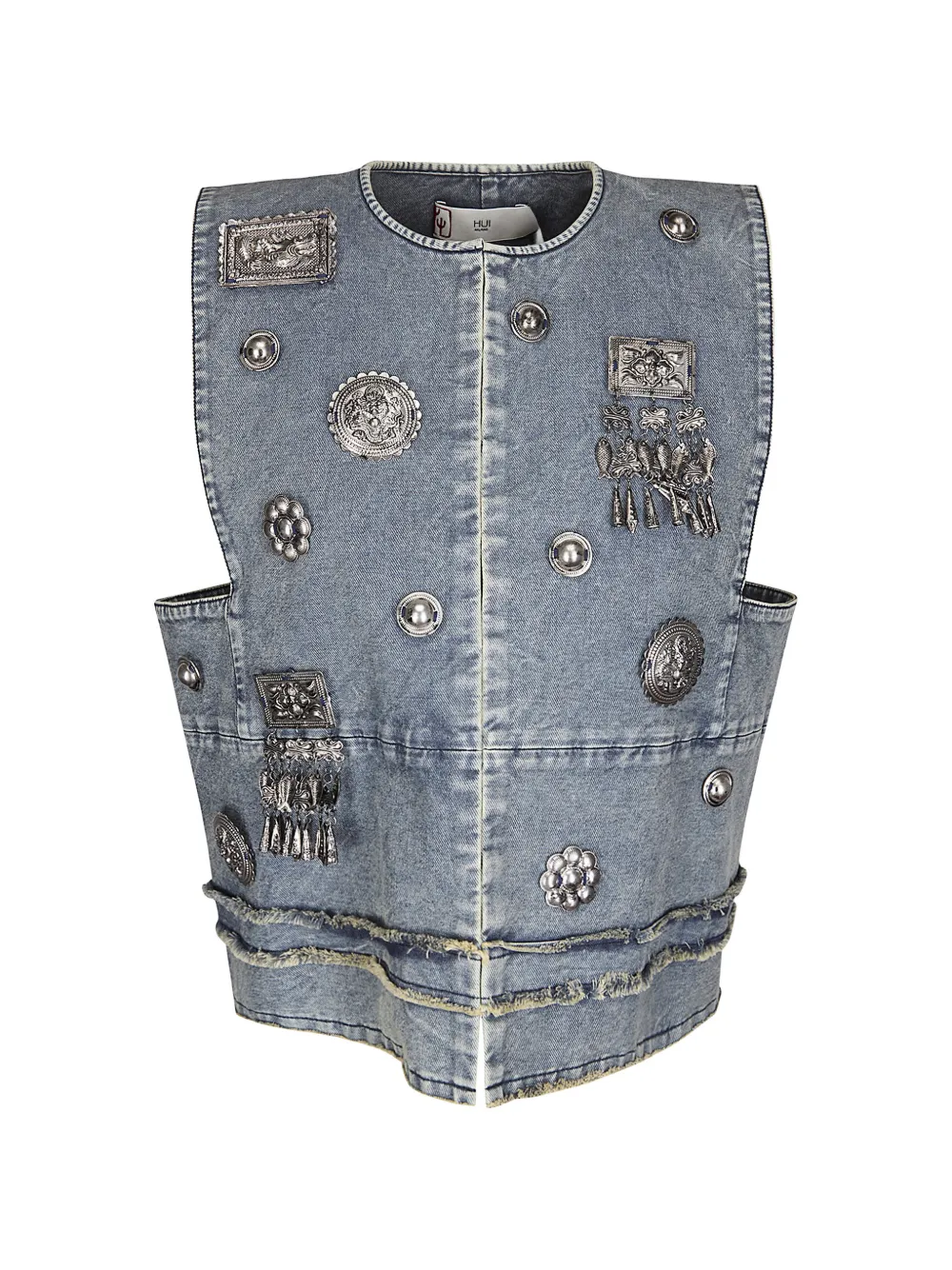 Hui Hui Basilio vest - Blu