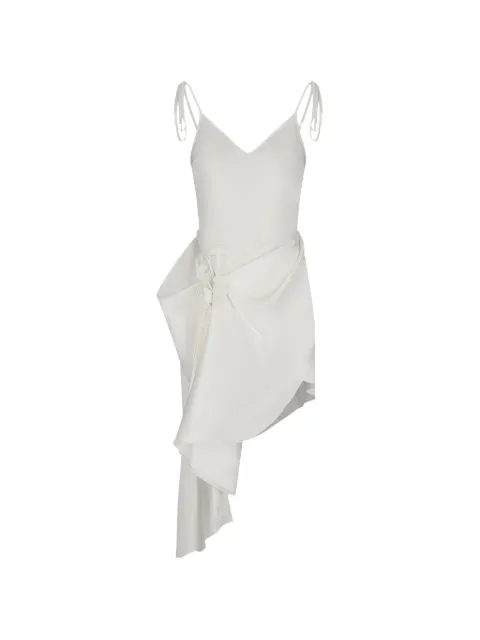David Koma Vestido curto assimétrico