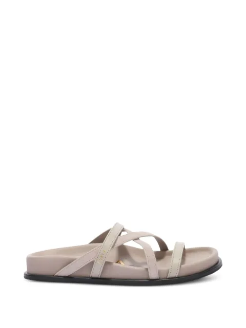 Furla Solea logo-strap sandals