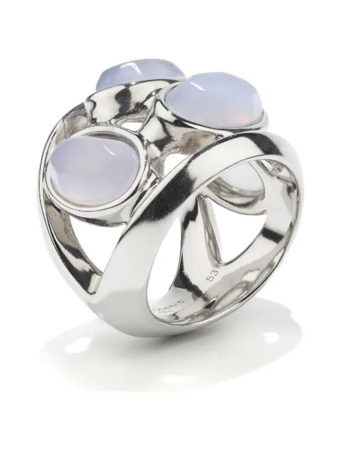 Goossens anillo con calcedonia