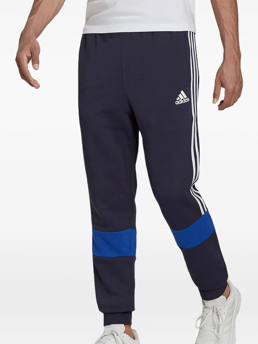 adidas Trainingsbroek met colourblocking Blauw