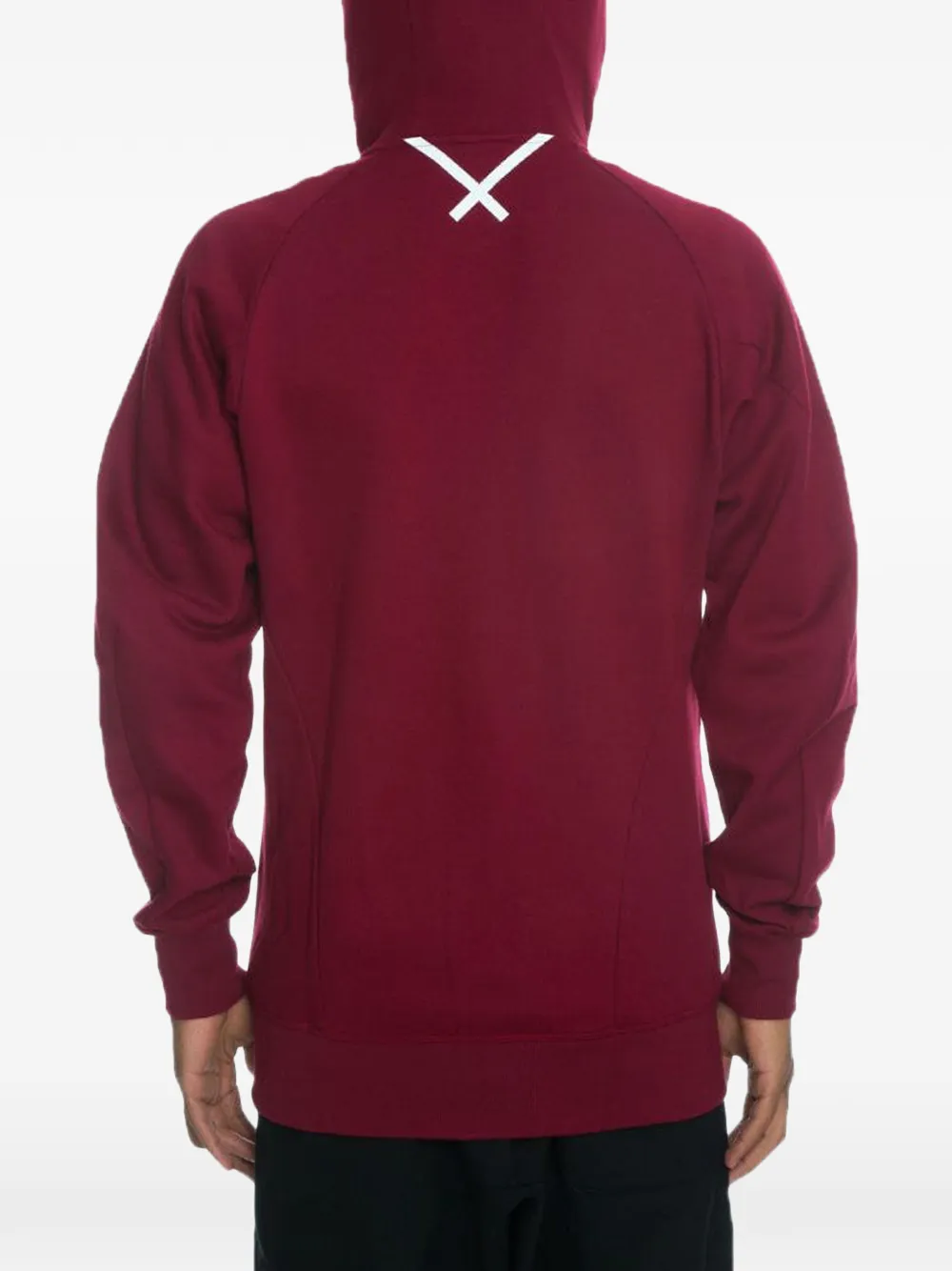 adidas x By O zip-up drawstring hoodie Rood