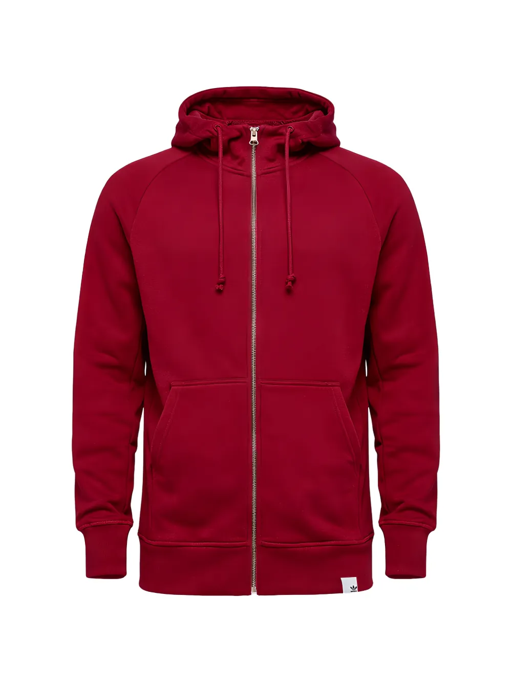 adidas x By O hoodie met trekkoord en rits Rood