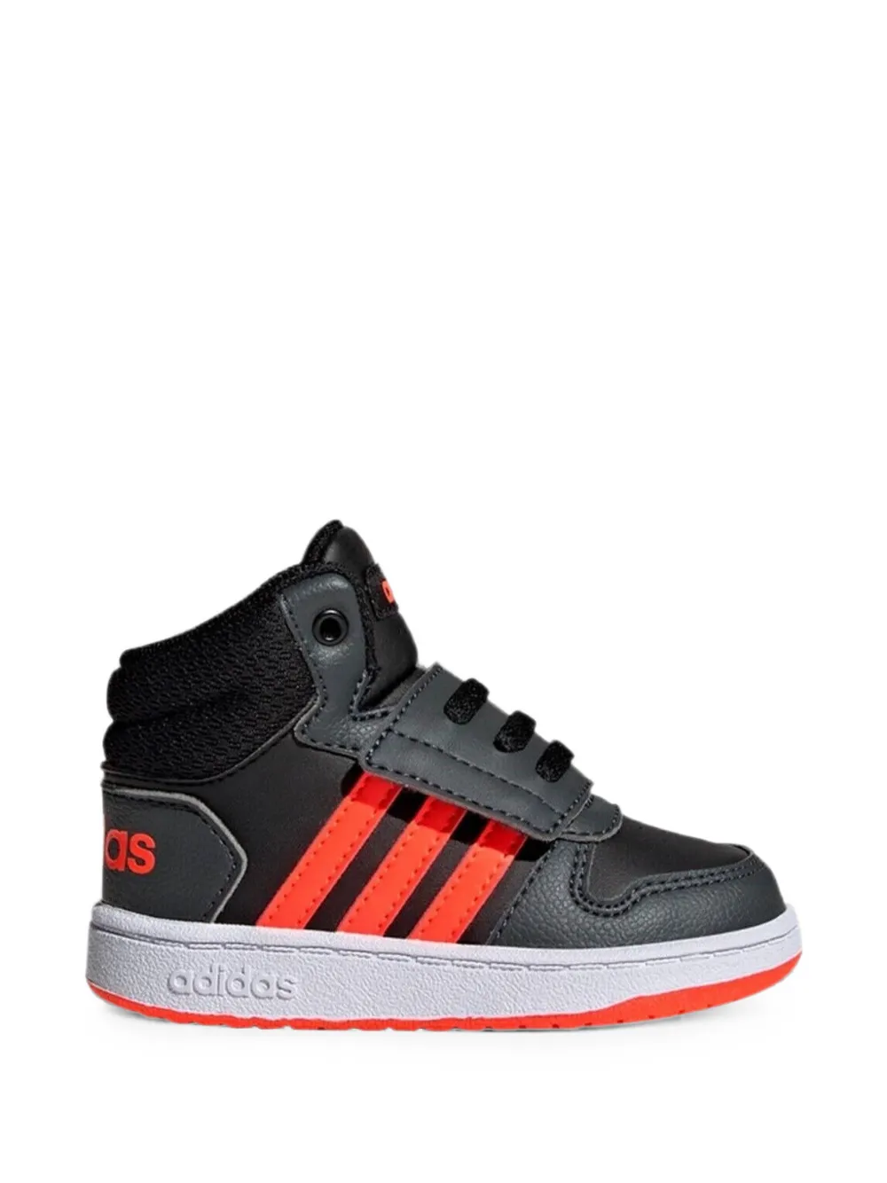 adidas Kids Sneakers Hoops 2.0 con strappo - Grigio