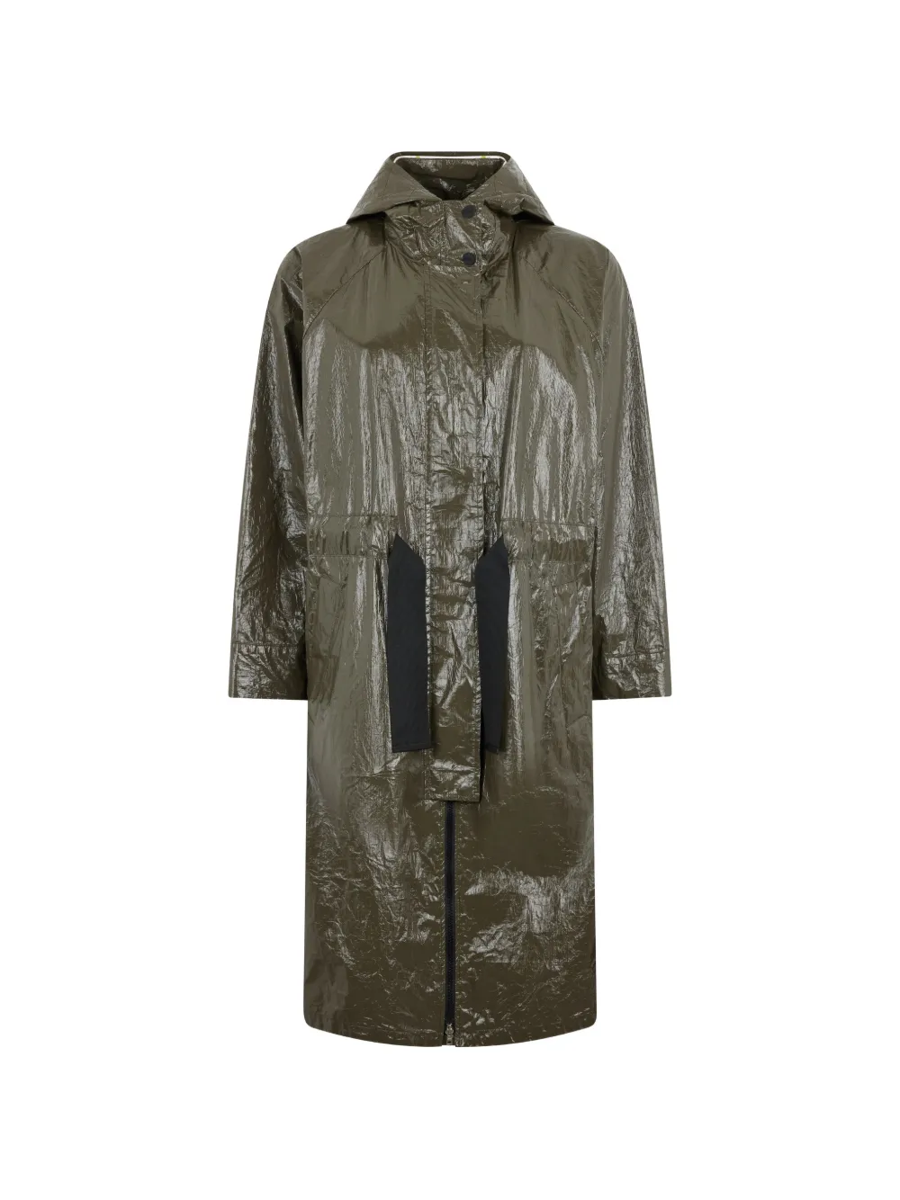 Herno hooded belted coat - Verde