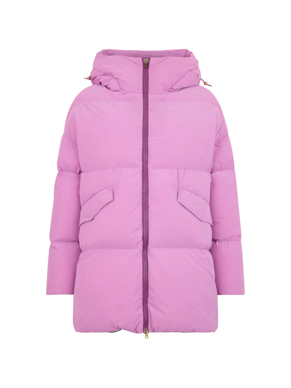 Herno quilted hooded jacket - Purple