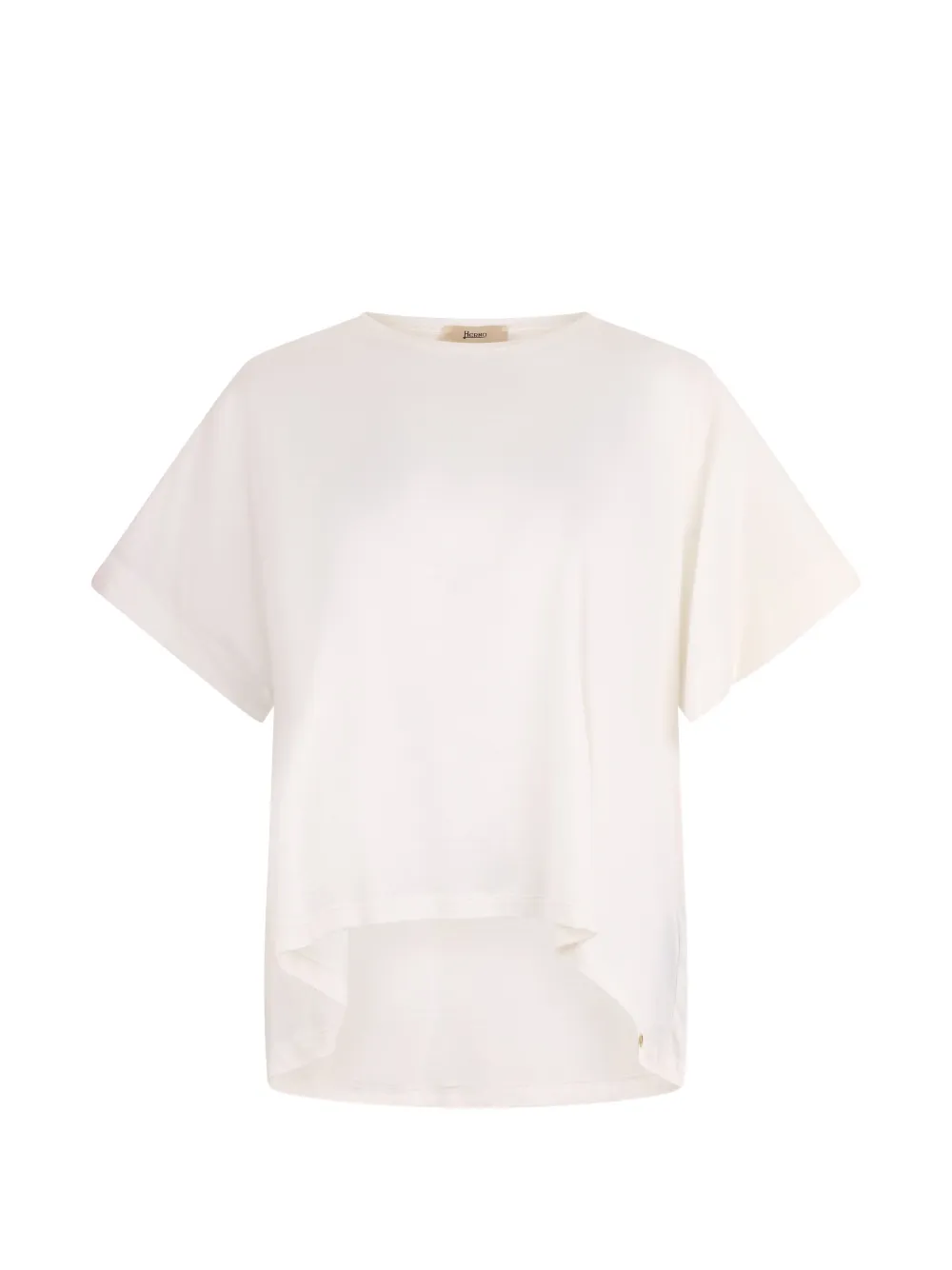 Herno Crew-neck Short-sleeve T-shirt In White