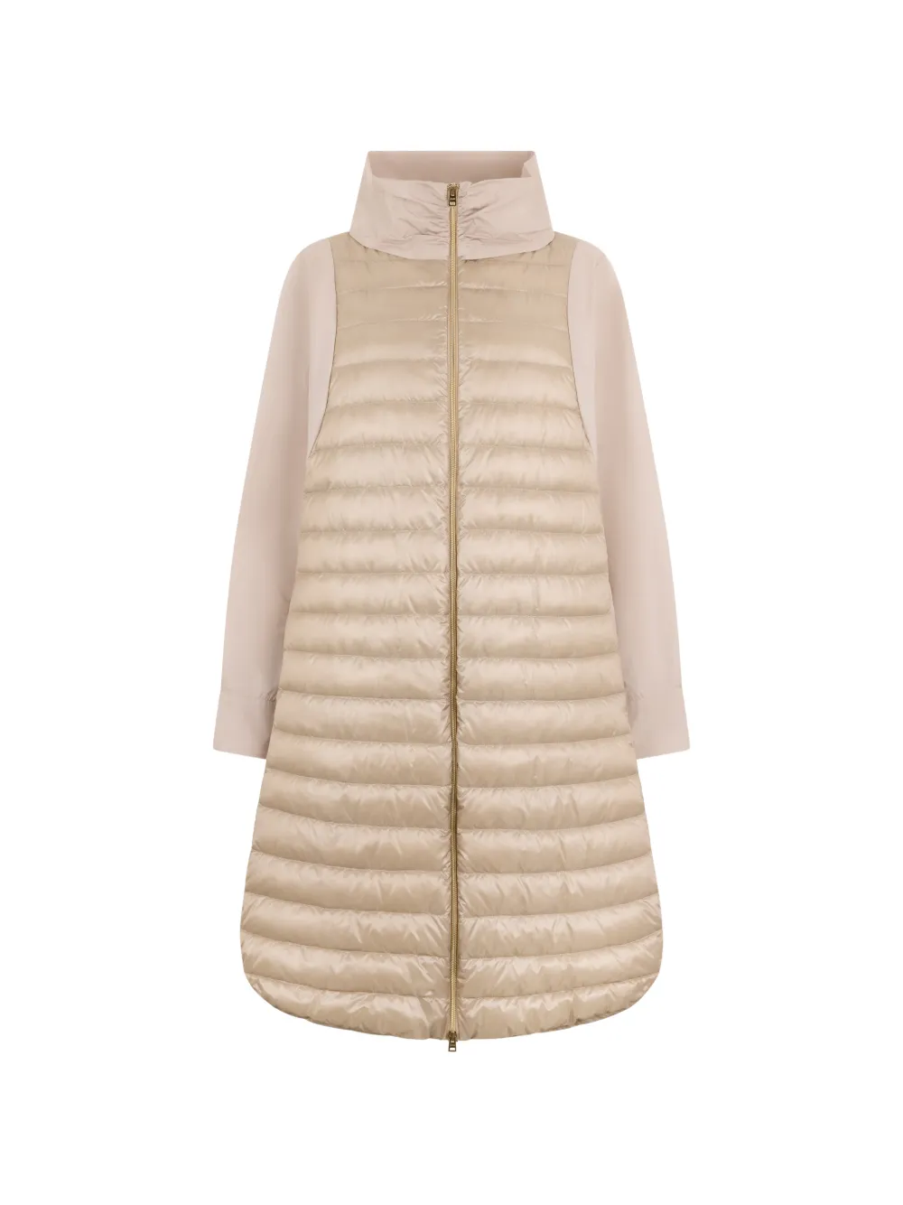 Herno quilted zip-fastening coat - Toni neutri