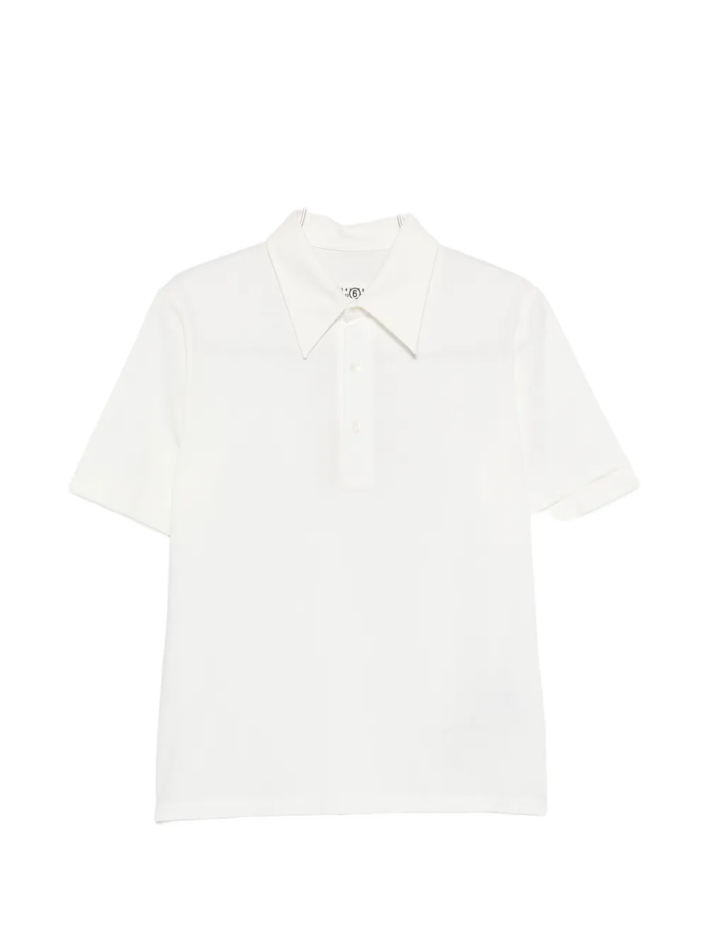 MM6 Maison Margiela short-sleeve polo shirt - Bianco