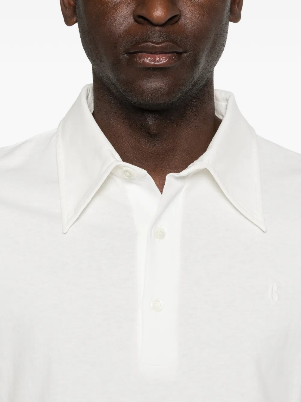 MM6 Maison Margiela Poloshirt met korte mouwen Wit