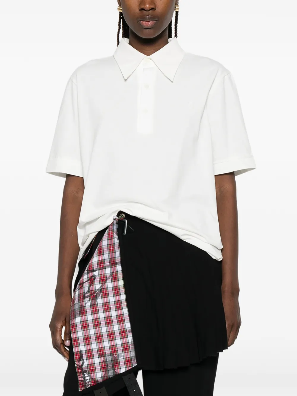 MM6 Maison Margiela Poloshirt met korte mouwen Wit
