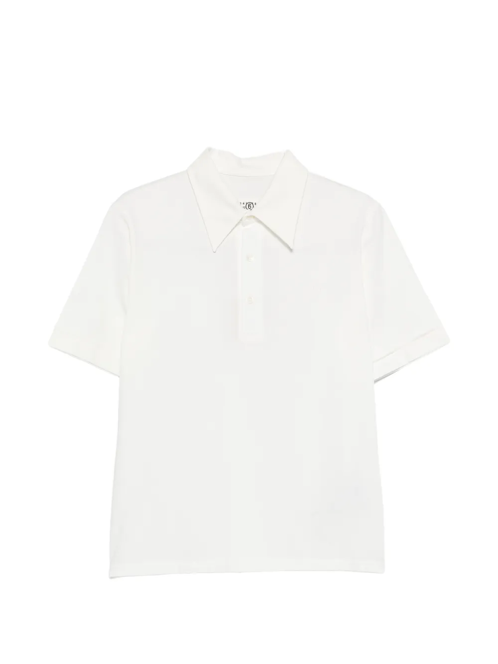 MM6 Maison Margiela short-sleeve polo shirt - Bianco