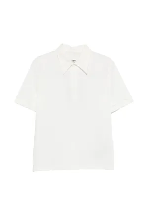Sacai ストライプ ポロシャツ | ブルー | FARFETCH JP