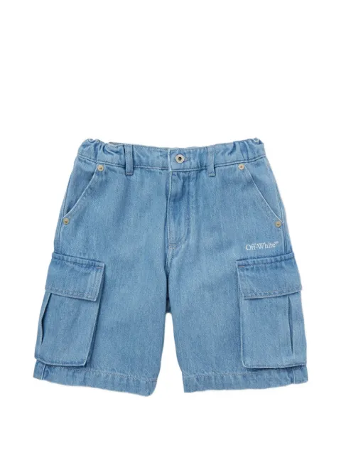 Off-White Kids cargo-graphic shorts