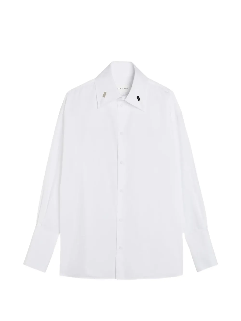 ARMARIUM pin-collar button-fastening shirt - White