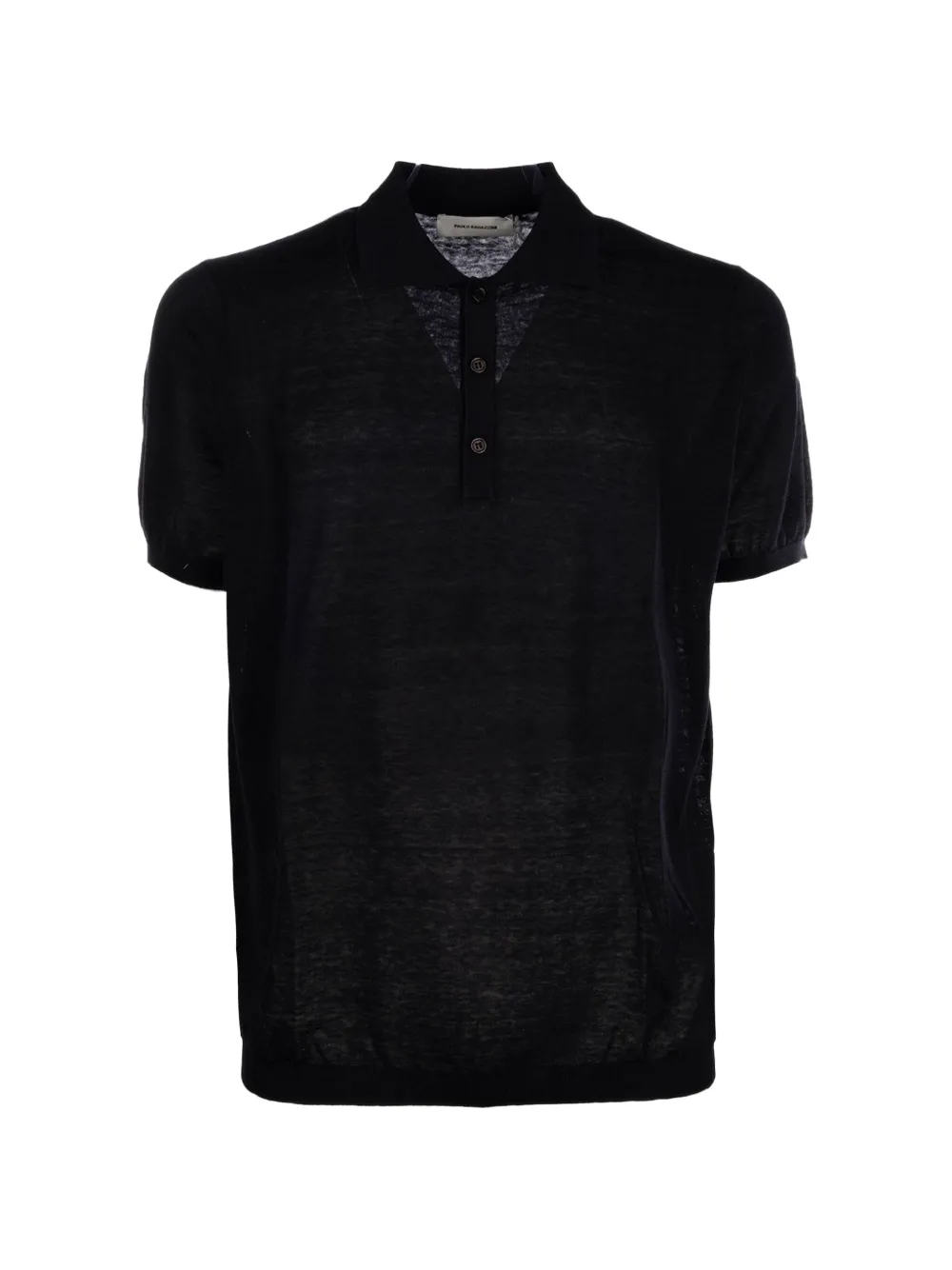 PAOLO RAGAZZINI fine-knit polo shirt - Blu