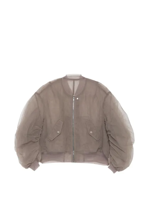 Rick Owens Secchia Flight crinkled sleeve bomber jacket