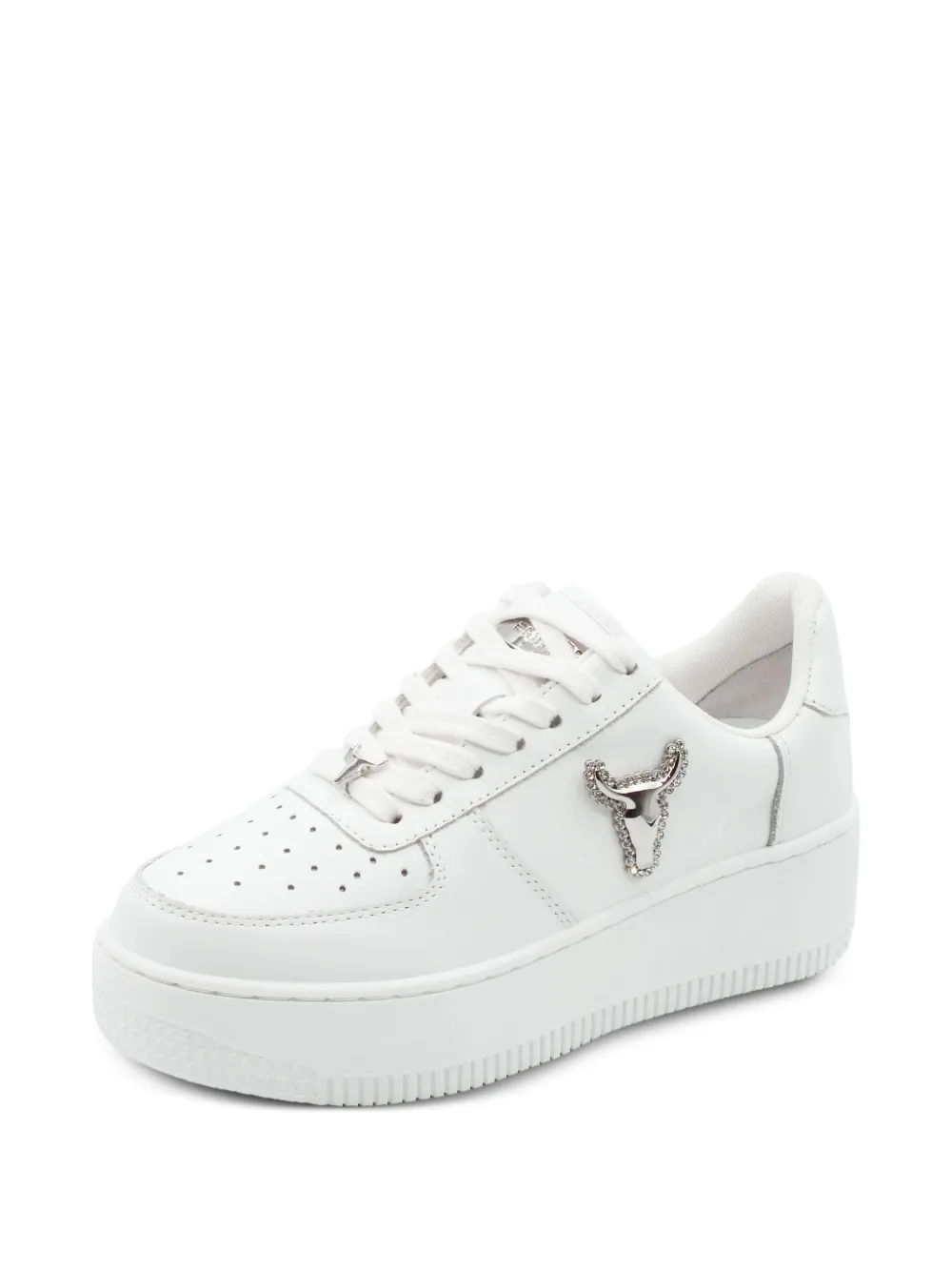 WINDSOR SMITH platform logo-appliqué sneakers Wit