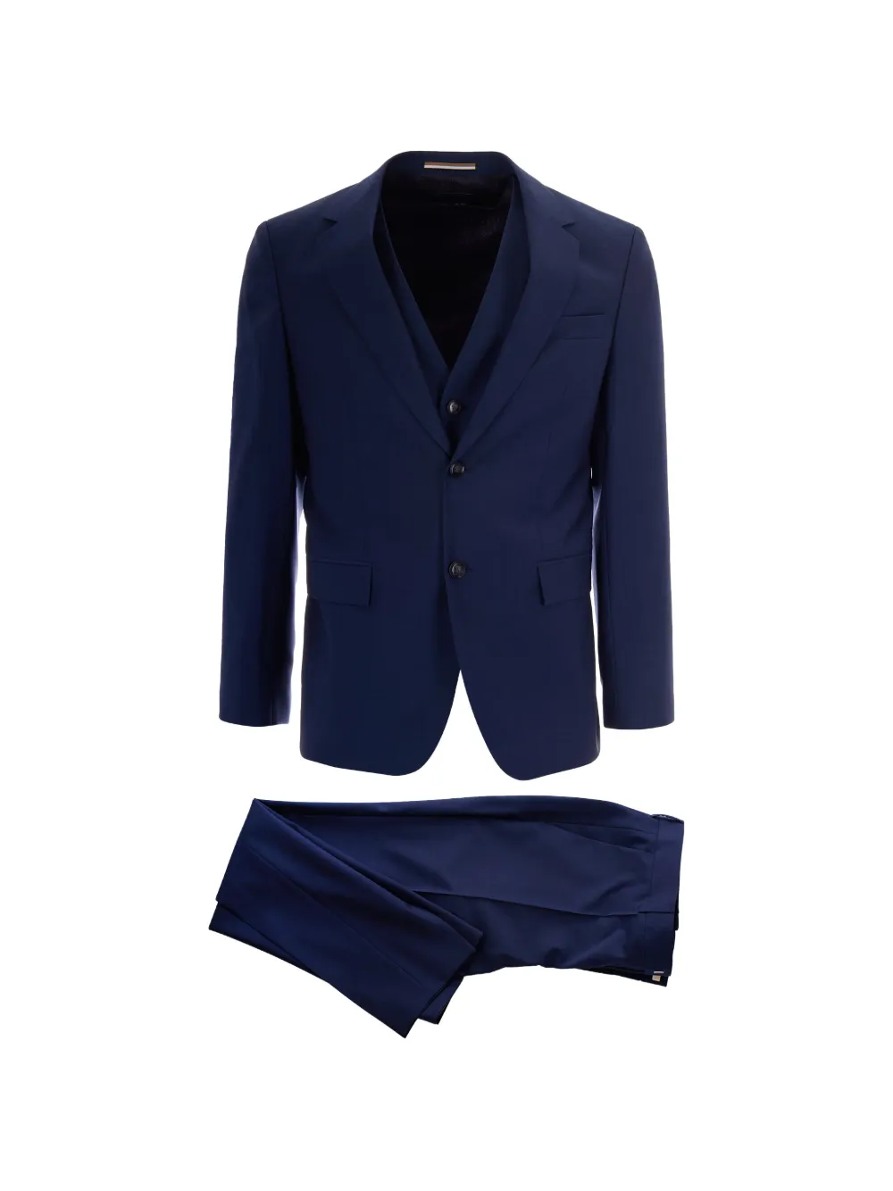 BOSS button-fastening suit (set of three) - Blu