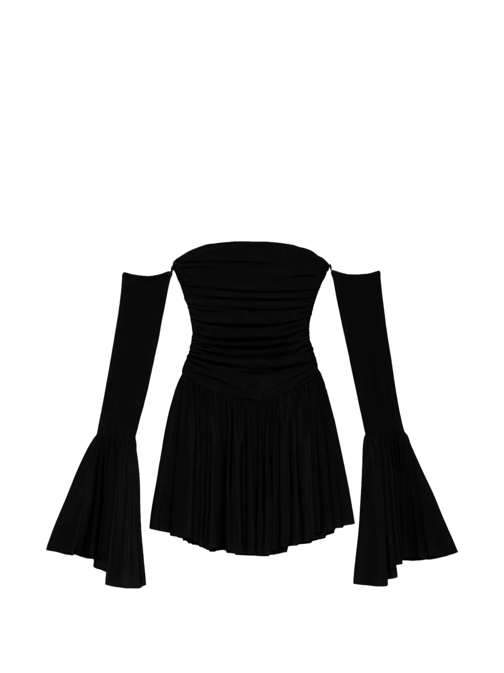 Aniye By Xena ruffled mini dress - Nero