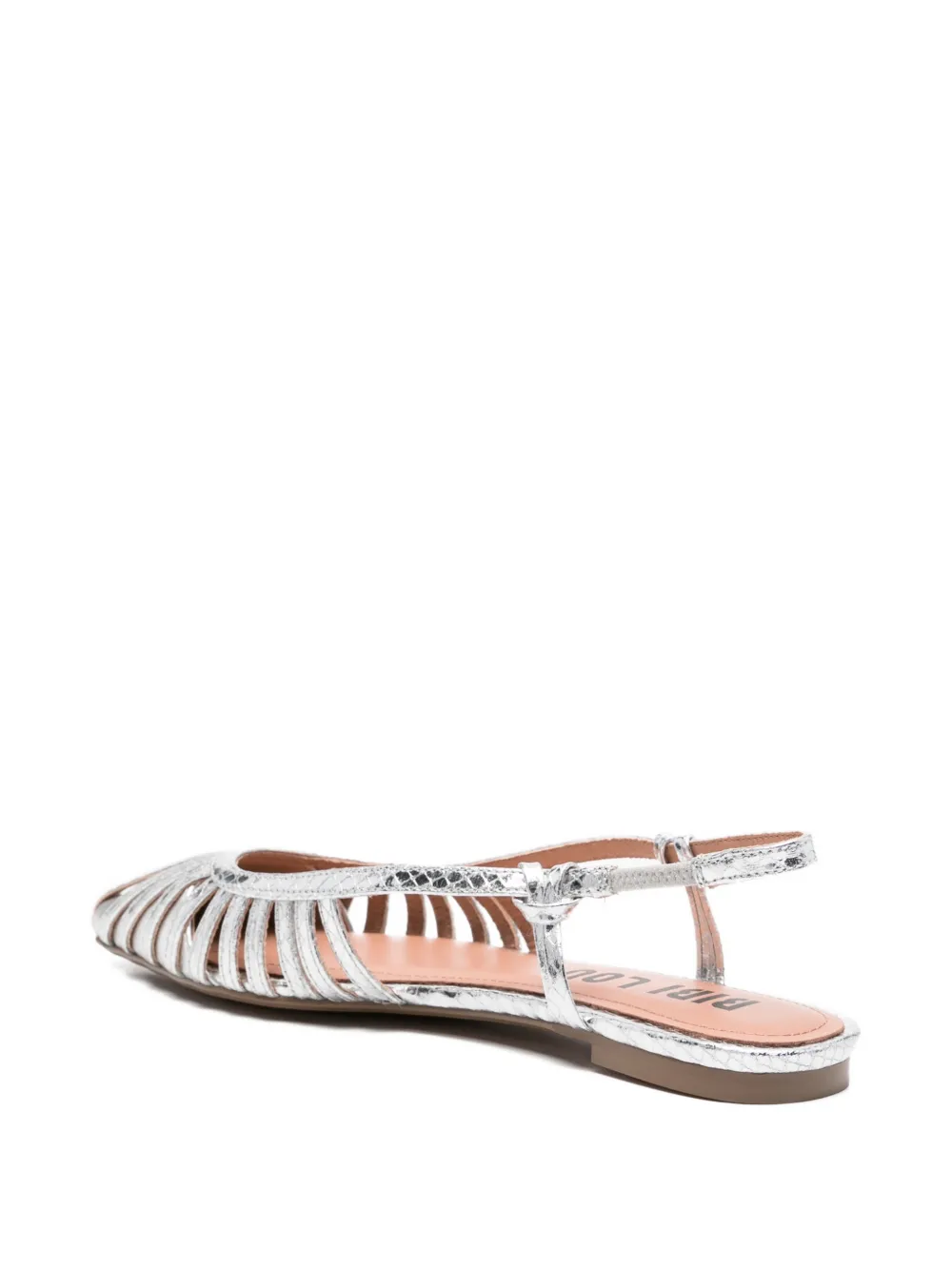 Bibi Lou Ballerina's met uitgesneden details Zilver