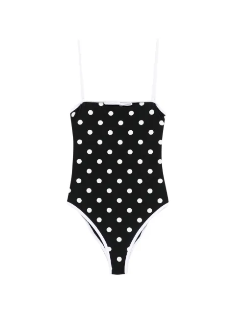 Self-Portrait polka-dot pattern swimsuit