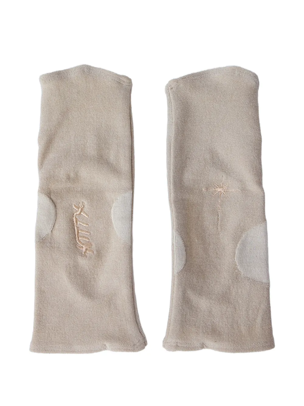 SKIN SERIES logo-embroidery socks - Toni neutri