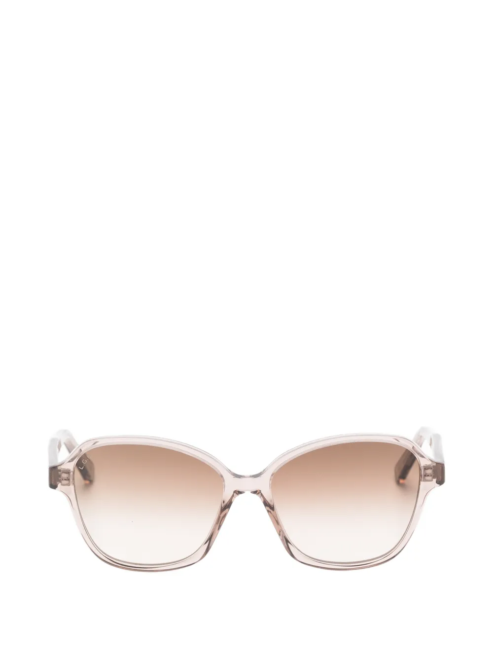 Lgr Monrovia Square-frame Sunglasses In Neutral
