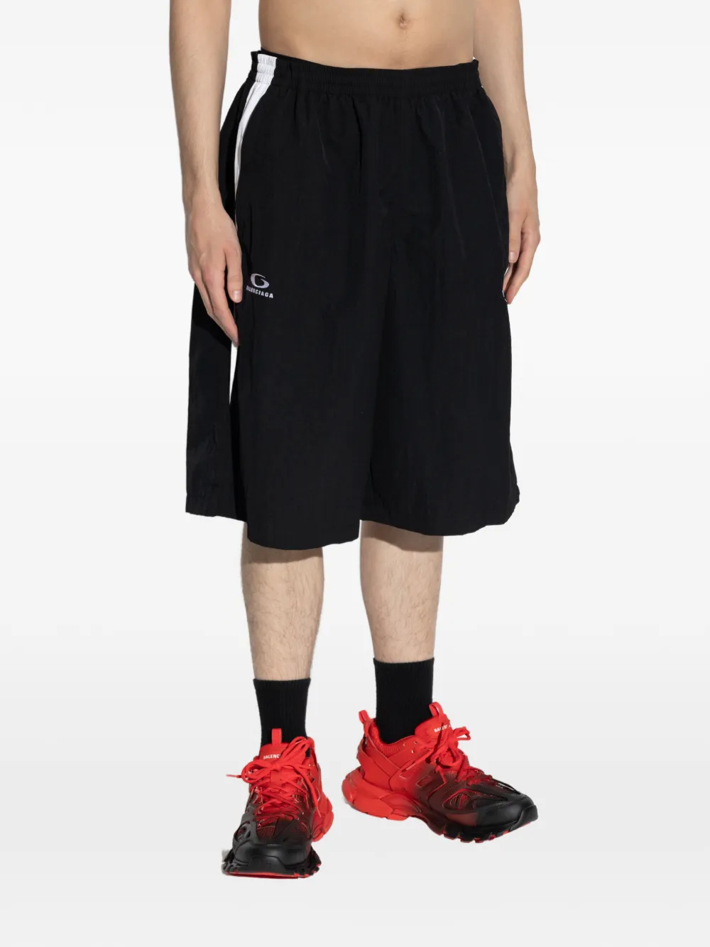 Balenciaga x NBA Shorts sportivi - Nero