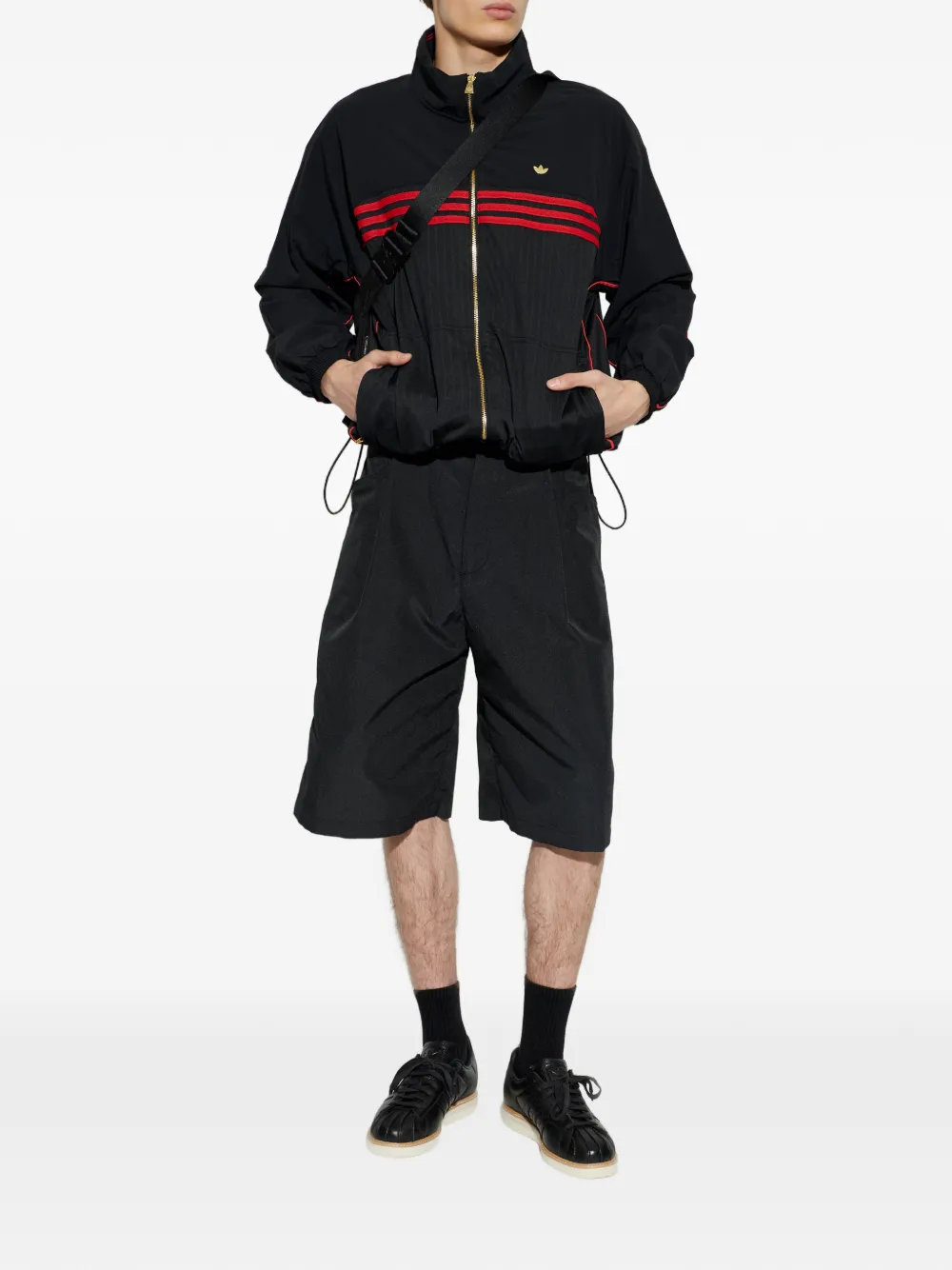 adidas 3 스트라이프 집업 스웨트셔츠 | 스웨트셔츠