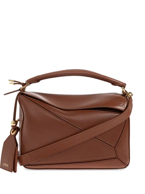 LOEWE small Featherlight Puzzle leather tote bag