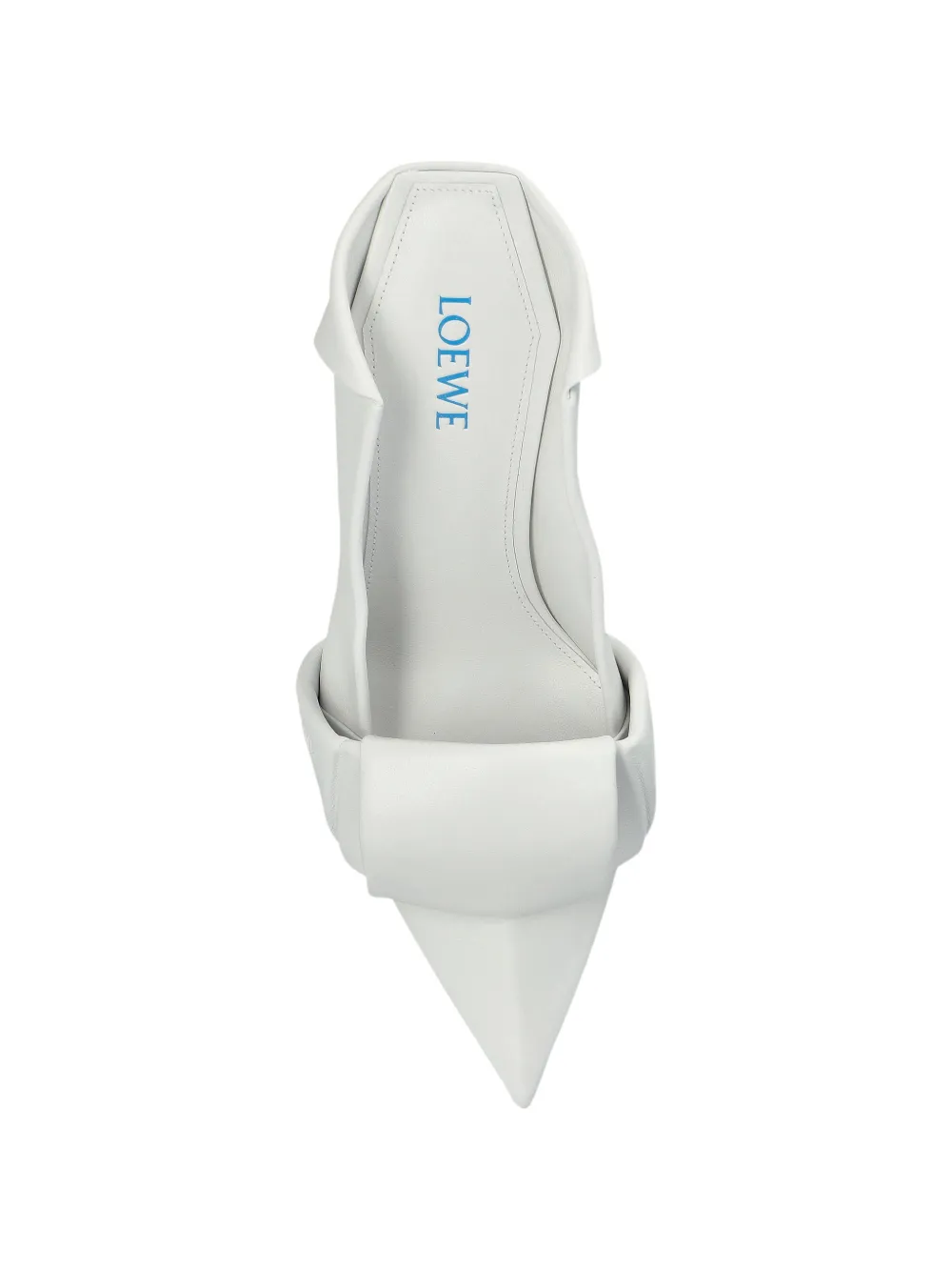 LOEWE 85mm Origami heeled mules Grijs